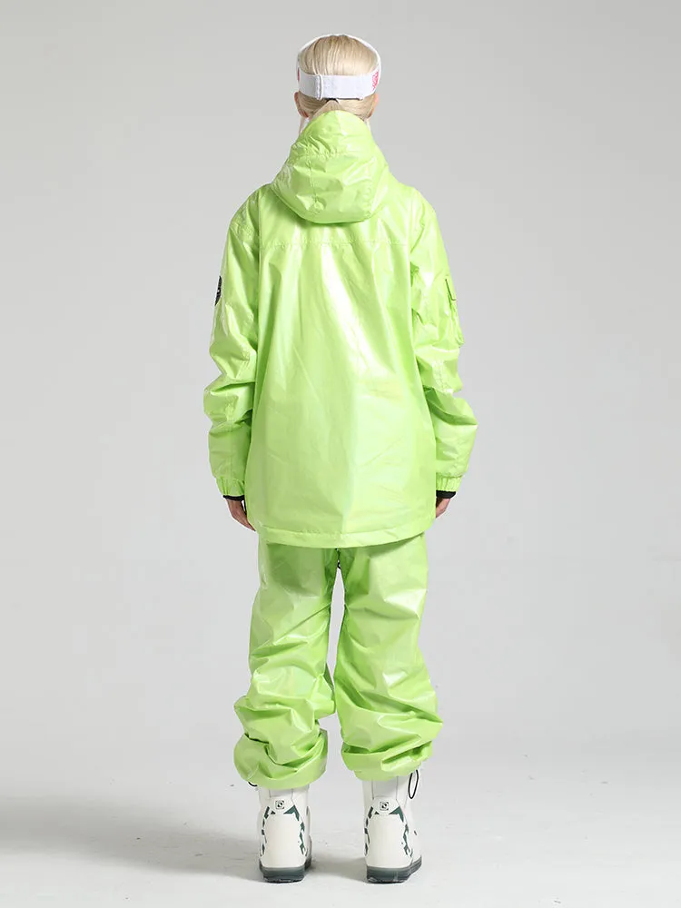 Women's Yellow Dazzling Ski Suit