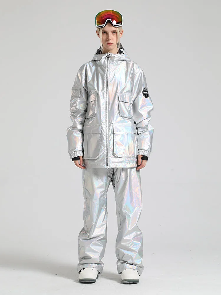 Women's Yellow Dazzling Ski Suit