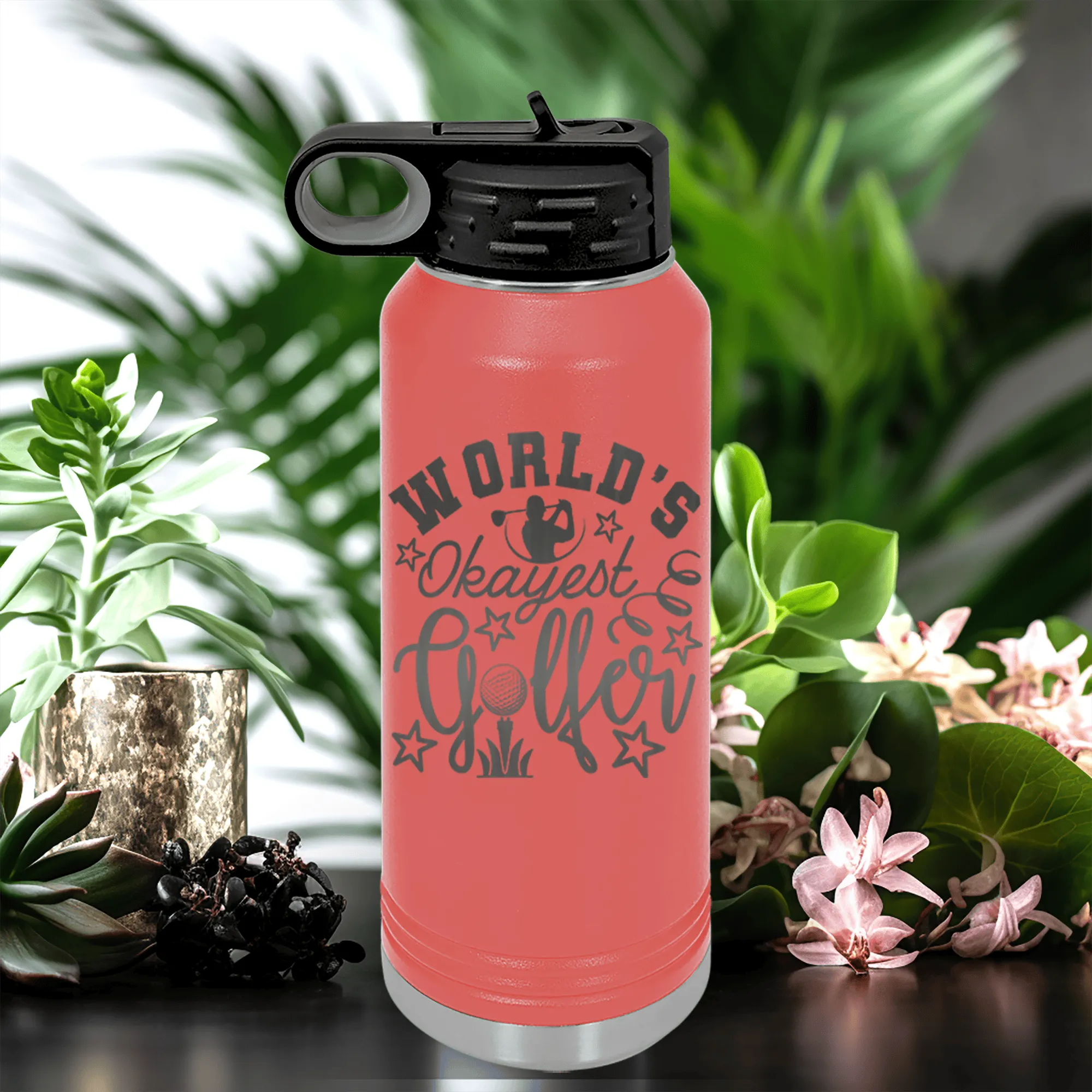 Worlds Kinda Good Gofler Water Bottle