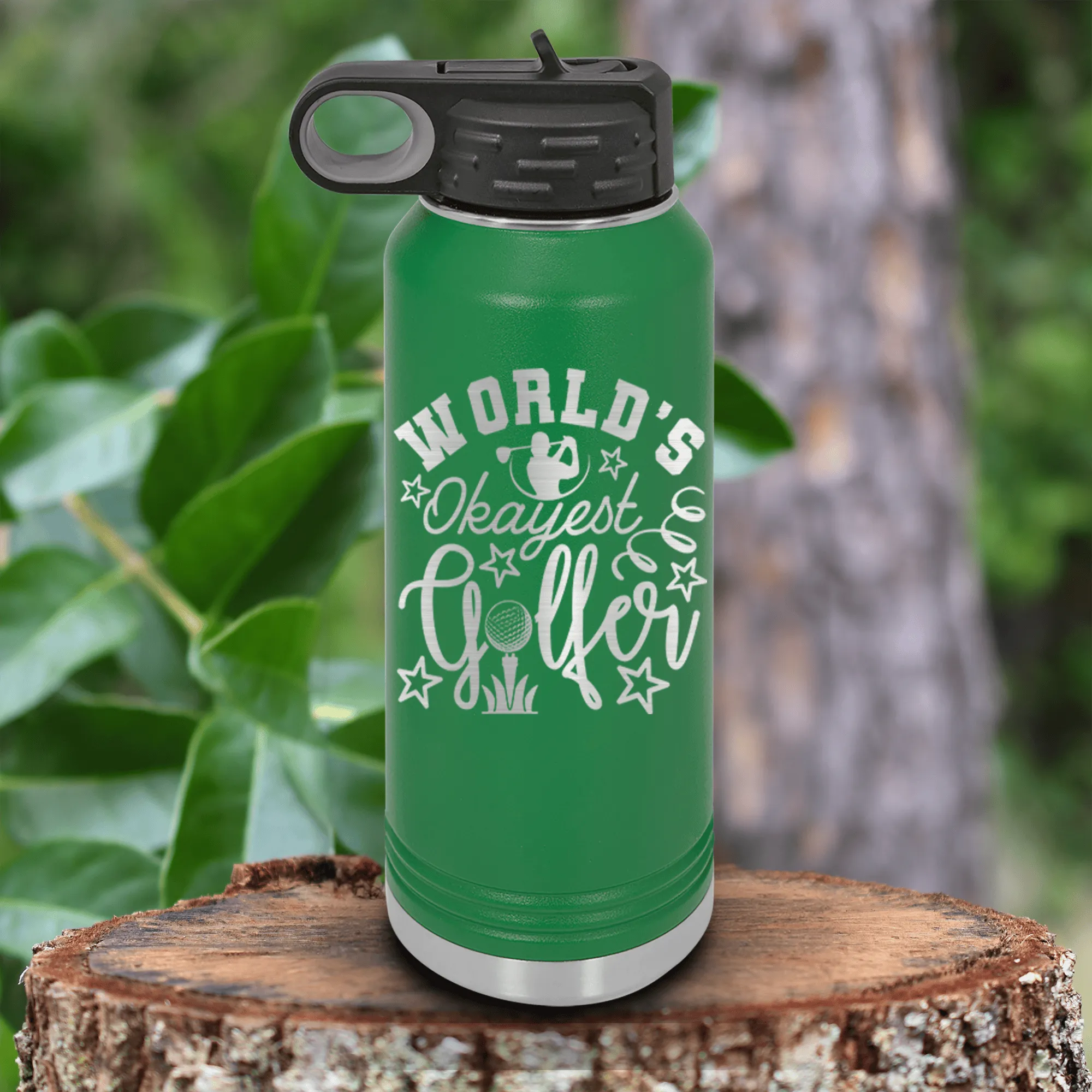 Worlds Kinda Good Gofler Water Bottle