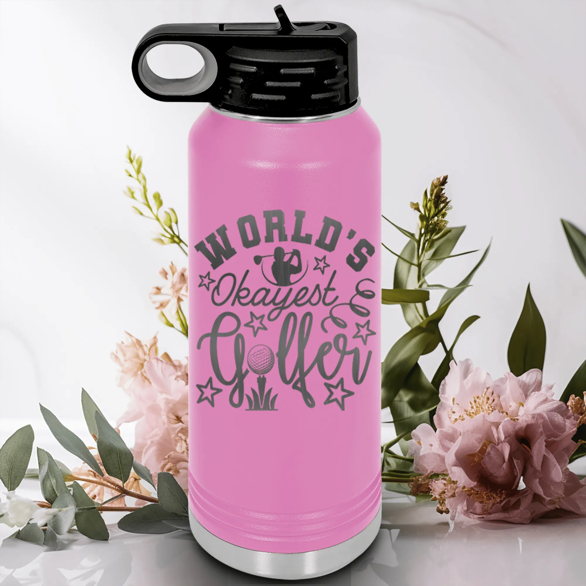 Worlds Kinda Good Gofler Water Bottle