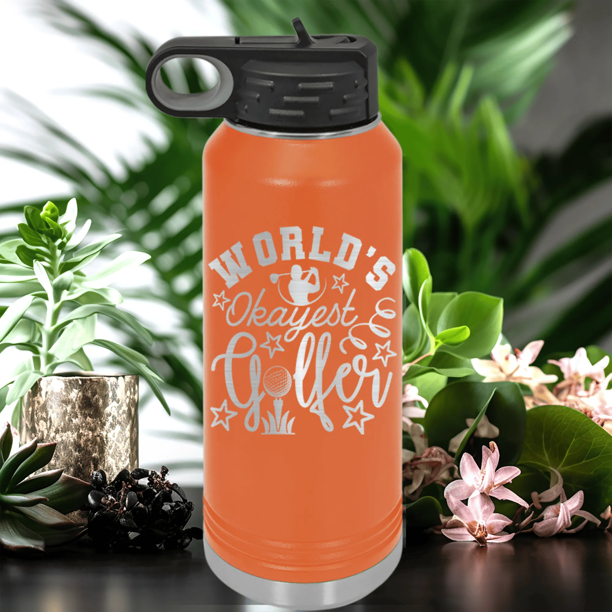 Worlds Kinda Good Gofler Water Bottle