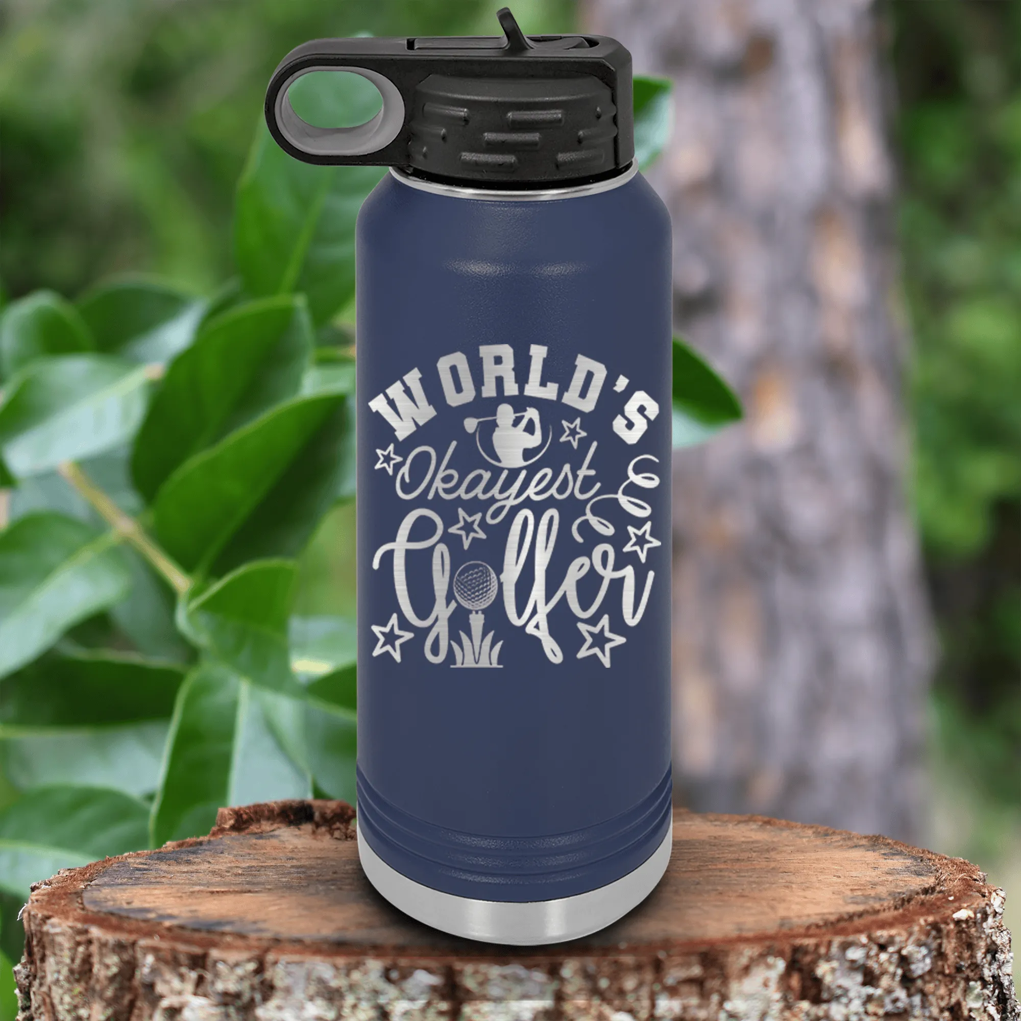 Worlds Kinda Good Gofler Water Bottle