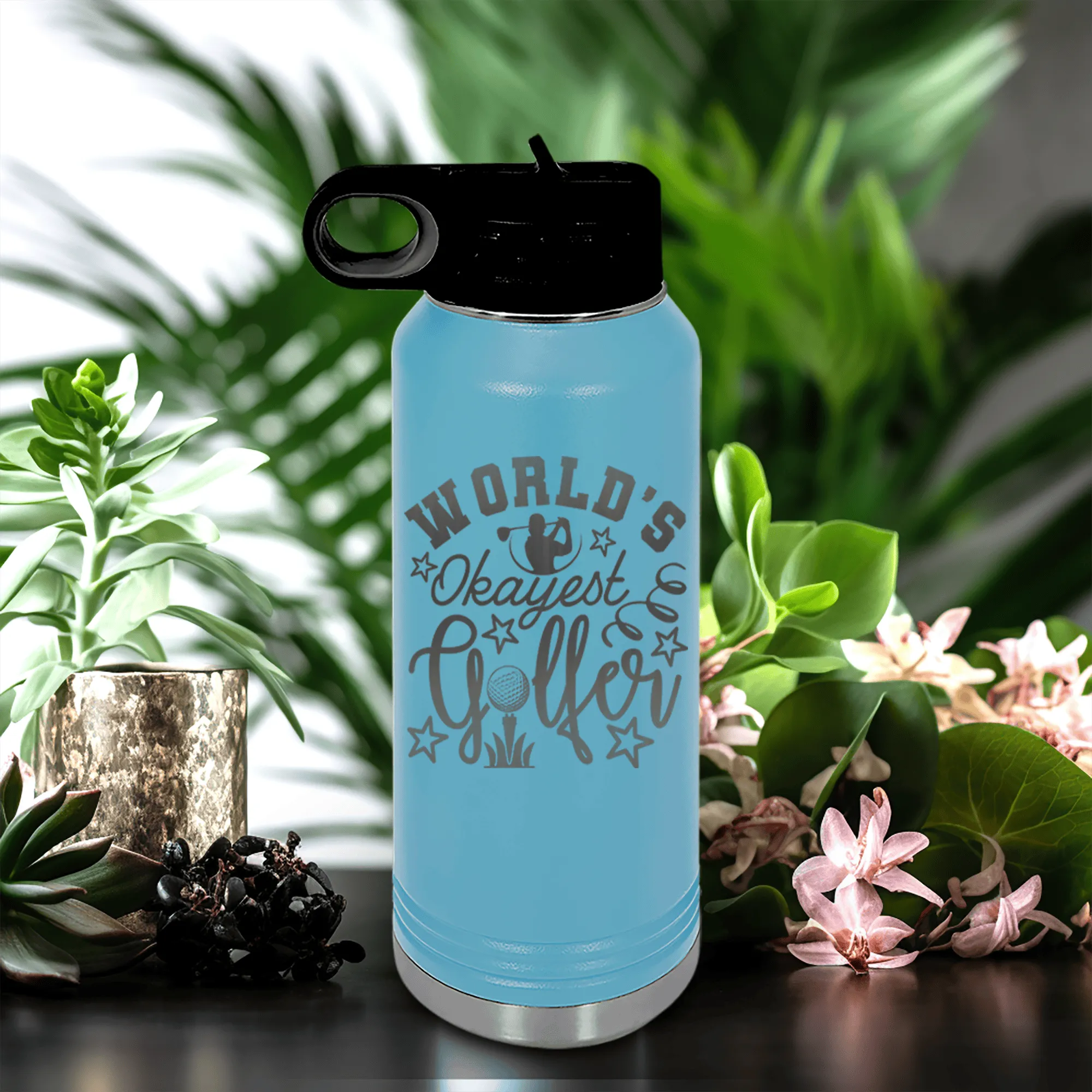 Worlds Kinda Good Gofler Water Bottle