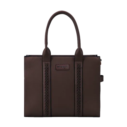 Wrangler Ladies Carry-All Coffee Brown Crossbody Tote Bag WG70-8317CF