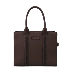 Wrangler Ladies Carry-All Coffee Brown Crossbody Tote Bag WG70-8317CF