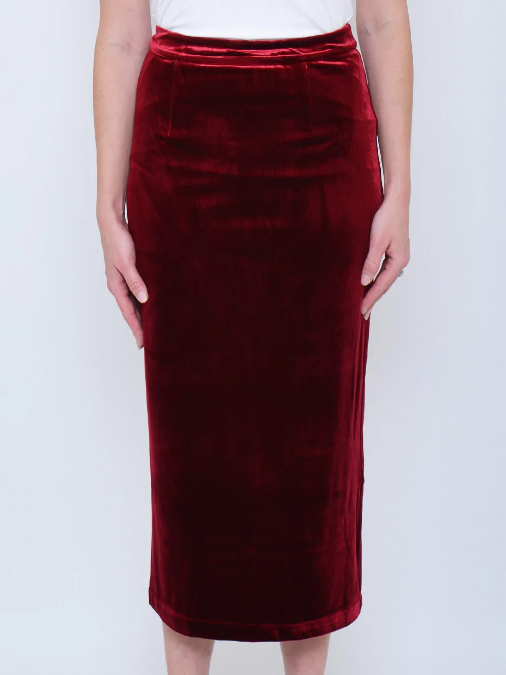 YELTUOR X HANSEN & GRETEL DAYLAN VELVET SKIRT
