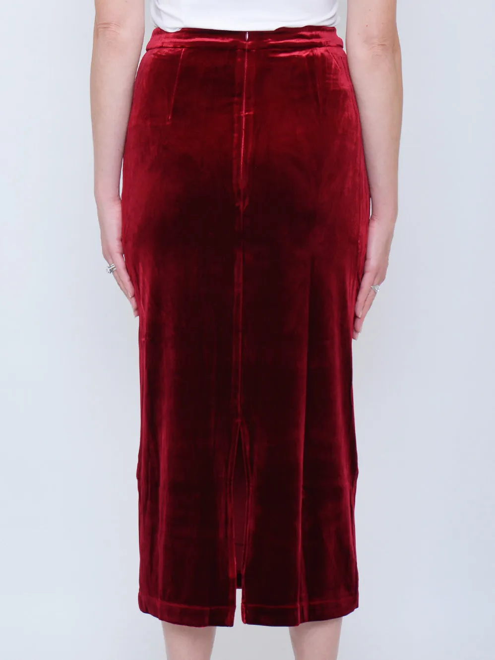 YELTUOR X HANSEN & GRETEL DAYLAN VELVET SKIRT