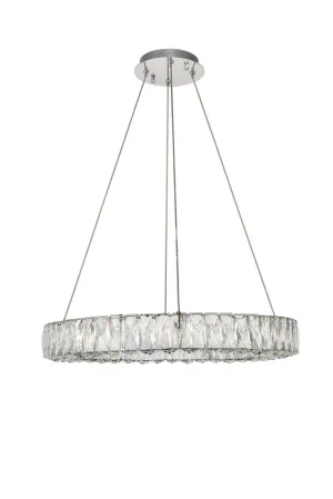 ZC121-3503D23C - Regency Lighting: Monroe Integrated LED chip light Chrome Chandelier Clear Royal Cut Crystal