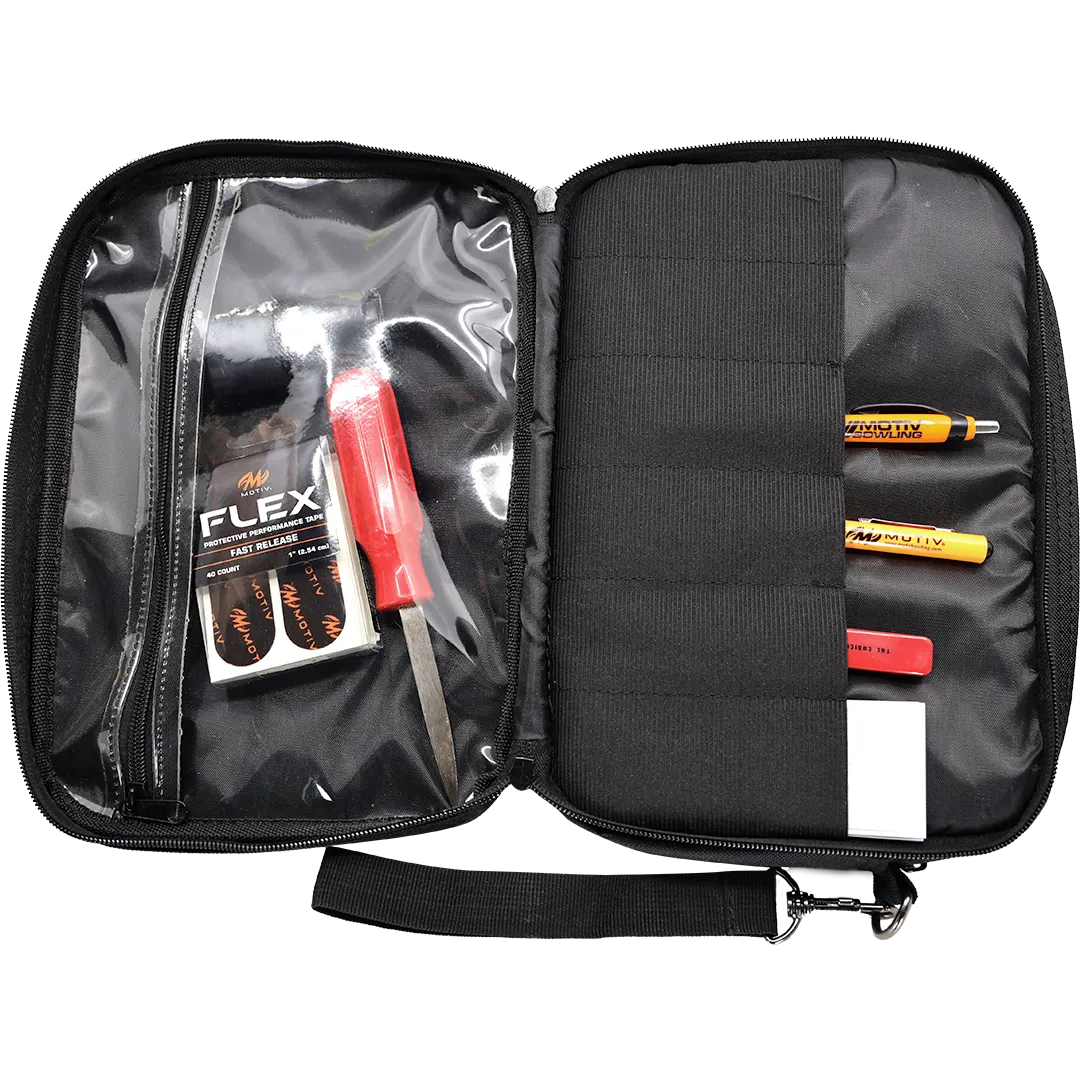 Zeal Accessory Bag - Black/Orange - pre-order
