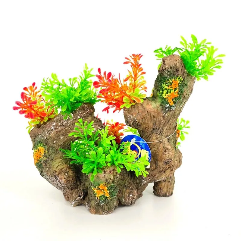 Zhen De Decoration - Wood w/ Leaves - 187MGR